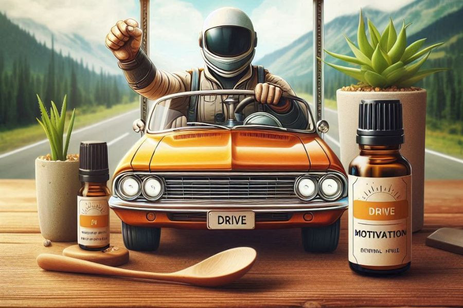 Mieszanka na Motywację z Olejków Eterycznych - Naturalna Energia i Wsparcie