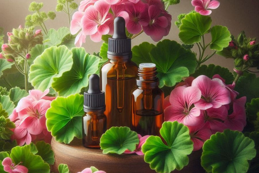Geranium - Olejek Eteryczny na Równowagę i Pielęgnację Skóry